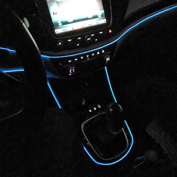 Flexibilné Neon Auto, Interiér Atmosférou LED Pás Svetla Na Nissan Versa Sentra Altima Rogue Kopy X-Trail Qashqai Príslušenstvo