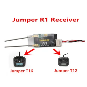 Jumper R1 RC Prijímač SBUS pre OPENTX Systém FRSKY D8 D16 Režim Vzdialenej Rádio Radič T12 T16 T18 Radiomaster TX16s Hala Transm