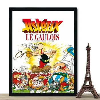Asterix Francúzsko Klasické Komické Hodváb Umenie Plagátu Tlač Wall Art Obrazy na Plátne Maľovanie pre Deti, Deti, Dieťa, Obývacia Izba Dekor