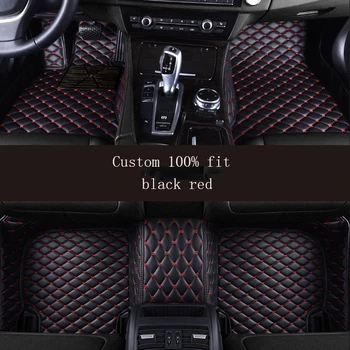 HLFNTF Auto auto rohože Pre Mitsubishi outlander pajero sport 4 grandis lancer xl 2017 2013, auto doplnky, nepremokavé koberec