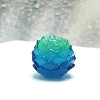 Lotus dizajn presklené korálky Dragonfly jade náramok náhrdelník s príveskom, Japonský štýl presklené korálky DIY accesaries
