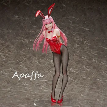 43 cm Anime Sexy Dievča Obrázok Hračky Uvoľnenie Miláčik V FranXX Nula Dva Bunny Ver. PVC Akcie Obrázok Hračky Kolekcia Model Bábiky