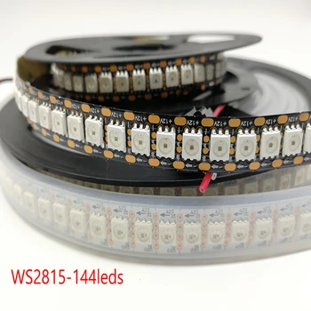 WS2815 led pásy Plné Farby Smart（ws2812b upgrade） RGB led pásy, pásky, Adresný Dual-signál led pásky pre izba DC12V