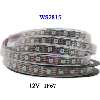 WS2815 led pásy Plné Farby Smart（ws2812b upgrade） RGB led pásy, pásky, Adresný Dual-signál led pásky pre izba DC12V