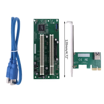 PCI-Express Dual PCI Adaptéra PCIe X16 Slot Rozširujúca Karta USB 3.0 Kábel Pridať na Karty Converter TXB024