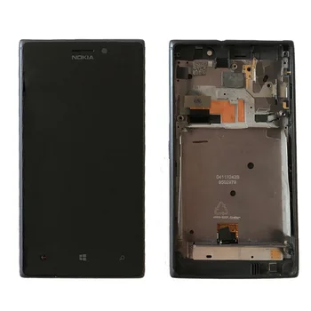 Originálne Pre Nokia Lumia 925 LCD Displej Dotykový Displej Digitalizátorom. Montáž s Rámom alebo lumi 925 lcd bez rámu