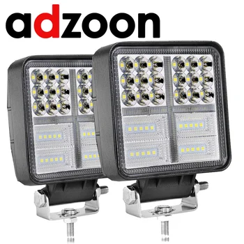 ADZOON 4 CM 162w LED Pracovné Svetlo 12V 24V DRL Mieste Povodní Combo 4WD Offroad Auto Svetlá pre Kamión, Autobus SUV ATV Motocykel Jeep