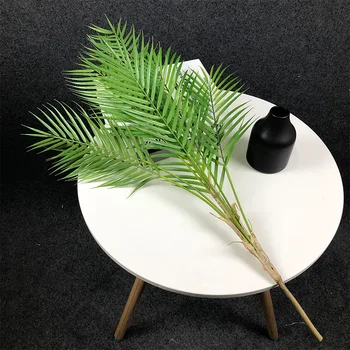 98cm/125 cm Veľké Tropické Palmy, Umelé Jungle Rastliny Skutočný Dotyk Plastové Listy Veľké Palmového Lístia pre Domáce Izba Dekor Vianoce