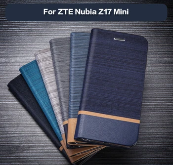 Pu Kožené Telefón puzdro Pre ZTE Nubia Z17 Mini Flip Book obal Pre ZTE Nubia Z17 Business Peňaženky Prípade Mäkké Tpu Silikónové Zadný Kryt