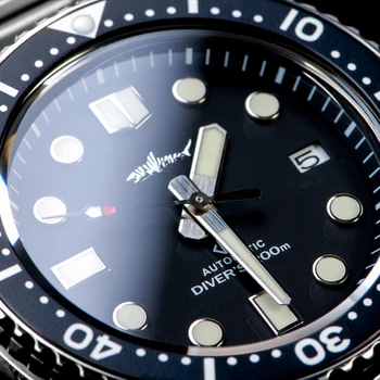 Heimdallr Mužov Dive Watch Zafírové Sklo 20ATM Odolnosť proti Vode Japonsko NH35 Self-Navíjanie Pohyb Mechanického pánske Náramkové hodinky