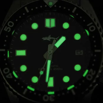 Heimdallr Mužov Dive Watch Zafírové Sklo 20ATM Odolnosť proti Vode Japonsko NH35 Self-Navíjanie Pohyb Mechanického pánske Náramkové hodinky