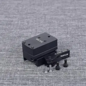 Taktické Mini DOCTER Red Dot Sight Namontujte Podstavec Rozsah Mount S QD Auto Lock Fit 20 mm Železničnej Pre Airsoft Pištoľ Lov