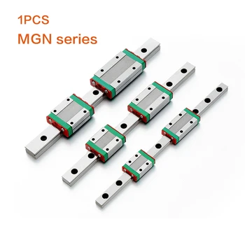 MGN7 MGN12 MGN15 MGN9 L 100 200 350 500 600 800mm miniatúrne lineárne železničnej list 1pcs MGN lineárne sprievodca MGN prepravu CNC 3D Tlačiarne