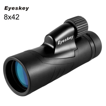 Eyeskey 8x42 Monokulárne Ďalekohľad Bak4 Hranol Optika Monokulárne Nepremokavé Lov Rozsahy pre Kempovanie Strane Zameranie Cestovanie