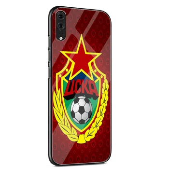 CSKA Moskva Klub Nové veci, Sklo telefón puzdro Na Huawei Honor 7A Pro Česť 8X Česť 9 Lite Česť 10 Lite Kryt