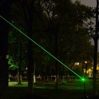 Zelené Laserové Pero Black Silné Viditeľný Lúč Laserového Bodu 2 Farby Výkonný Laserový Bod Pero Červený Zelený Laser