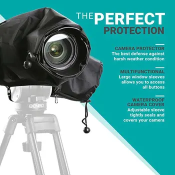 HORÚCE!Prenosné Rainproof Chránič teleobjektívu Fotoaparátu Kryt Dážď Prachotesný Fotoaparát Pršiplášť pre Canon, Nikon Pendax Sony