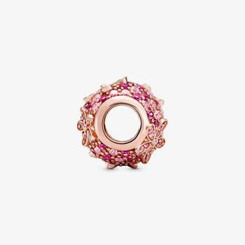 2020 HORÚCA novinka 925 Sterling Silver Korálky Ružová Pripraviť Daisy Kvetinové Kúzlo fit Pôvodné Pandora Náramky DIY Šperky Ženy