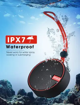 MPOW Q2 Prenosné Bluetooth 5.0 Sprcha Reproduktor IPX7 Nepremokavé Bezdrôtové Hi-Fi Audio Bass Reproduktor, Turistiku, Camping Pre Mobil