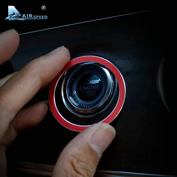 Rýchlomer Zapaĺovania Otvor Krúžok Engine Start Stop Výbava pre Mercedes Benz Triedy E W213 E200 E300 E320L Príslušenstvo Auto Styling