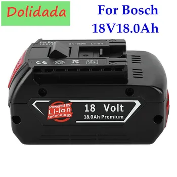 Pôvodné 18V18000mAh Nabíjateľná Li-ion Batéria Pre Bosch 18V 18.0 Ah Záložnej Batérie Prenosné Nahradenie BAT609 Indikátor
