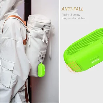 Silikónový Ochranný Kryt, Predné LED Viditeľné Prípade Kože, Určené pre Bose Športové Slúchadlá Pravda Bezdrôtové Slúchadlá s Kľúčom