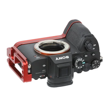 GABALE Tvaru L Štítok Rýchle Uvoľnenie Doska pre Sony A7R4 A7RIV A9II Kamery Základná Doska Držiak Kamery Rukoväte
