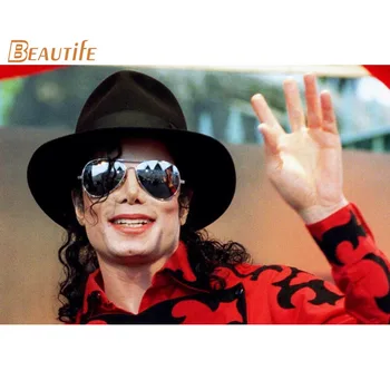 Nový Príchod Michael Jackson plagát Tkaniny z Hodvábu Plagát Domáce Dekorácie na Stenu Umenie Textílie Plagát, Tlač 40x60cm,50X75cm,60X90cm