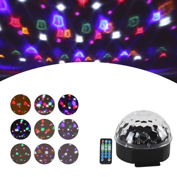 Diaľkové Ovládanie Magic Ball Fáze Svetlo s RGB Osvetlenie Bluetooth Disco Party, Svadba KTV DJ Stage Efekt, Zvuk, Svetlo Plug-in