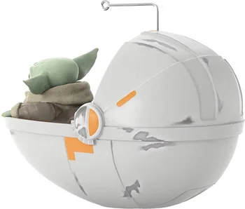 Star Wars Yoda Dieťa Živice Kolísky Bábika Model Prívesok PVC Hračky, Dekorácie Detí Darček