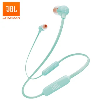 JBL T110BT Bezdrôtové Bluetooth Slúchadlá Naladiť 110BT Športové Bežecké Basy Zvuk Magnetické Headset S Mikrofónom pre Smartphone Hudba