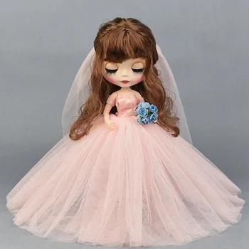 Hračka bábika šaty svadobné šaty, doplnky pre bábiky barbie Top17