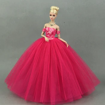 Hračka bábika šaty svadobné šaty, doplnky pre bábiky barbie Top17