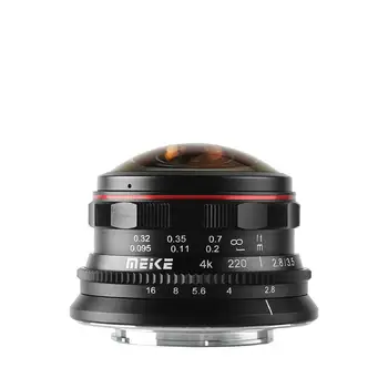 Meike 3,5 mm f2.8 Široký Uhol Manul Zameranie Fisheye Objektív pre M4/3 MFT mount napríklad Olympus Panasonic Lumix GH5