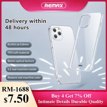 REMAX Pre Iphone12 11 Prípade Pro MAX Transparentné Ochranné puzdro Vystužené Sklo v nevýbušnom Pre iPhone 11 Pro Max 2020