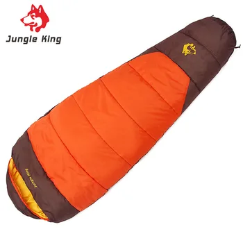 Kráľ džungle Vonkajšie lezenie vyhradená teplé camping spací vak zimné zahusťovanie naplnené duté bavlna camping spacie vaky