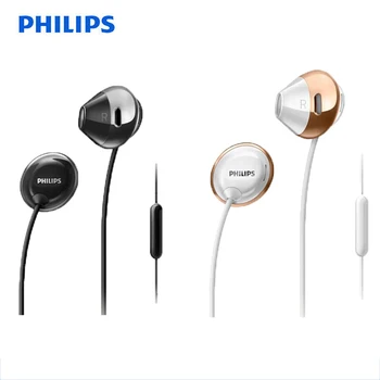 Originál Philips SHE4205 pol ucha deasign Slúchadlá s vysoko-kvalitný Zvuk mikrofón pre Galaxy Xiao Podporu úradný test