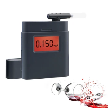 Vysoká Presnosť Detektor Alkoholu Profesionálne Digitálne Dych Mini Alkohol Tester Dychu Analyzátor Breathalyzer Bezpečné Diagnostický Nástroj