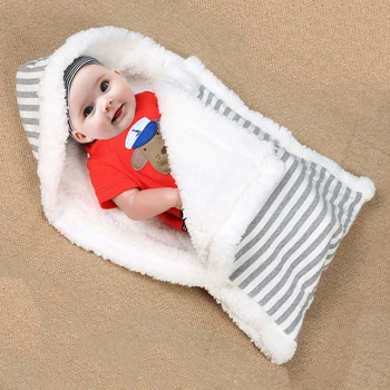 Obálky Pre Novorodencov Dieťa Spací Vak Zimné Footmuff Kočík Prekladané Deka Obálky Swaddle Vrece Spánku Taška Baby Cocoon