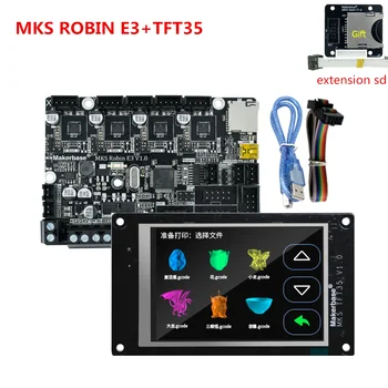 MKS Robin E3 doske Ender3 CR 10 upgrade diely 3D tlačiarne 32-bitové ovládací panel MKS TFT35 dotykový displej MKS TFT WIFI 3d dotyk