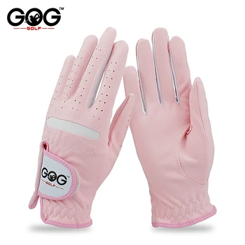 GOG GOLFOVÉ RUKAVICE Professional Priedušná Ružová mäkké Textílie Pre ženy ľavej a pravej ruky doprava zadarmo 1pair