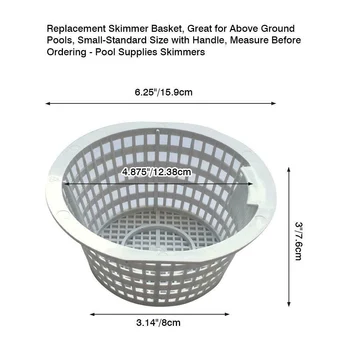 Univerzálne Náhradné Skimmer Plastový Kôš Skimmers pre Nadzemné Bazén JS23