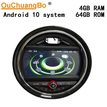 Ouchuangbo Android 10 video prehrávač, rádio rekordér pre 9 palcový mini krajana F55 F56 F57 Jeden 4G Hatchback podpora GPS DSP