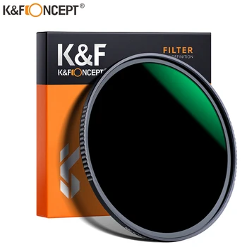 K&F Koncept ND1000 Filter Objektívu Multi-Odolný Nano Povlak Filter Hustoty 49 mm 52mm 58mm 62mm 67mm 72 mm 77mm 82mm 95 mm