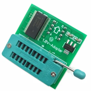 CH341 Programátor adaptér+SOIC8 adaptér+ SOP8 klip s káblom+1.8 adaptér CH341A EEPROM, Flash BIOS USB programátor ZIF pätice adaptéra