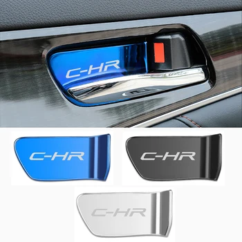 4pcs nehrdzavejúcej ocele auto interiérové dvere, rukoväť, ornament nálepka pre Toyota CHR C-H Príslušenstvo Auto Styling