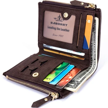 2020 RFID Krádež Protec Mince Vrecko na Zips Mužov Peňaženky Slávnej Značky Mens Peňaženku Male Peniaze, Peňaženky, Náprsné tašky Nový Dizajn Top Mužov Peňaženky