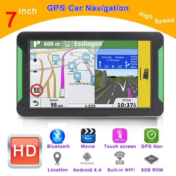 Automobilová GPS Navigátor Q81 7 palcový 8GB Prenosné Touch Screen HD Auta GPS Navigácie FM Vysielač Bluetooth Vozidla Multimediálny Prehrávač