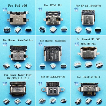 90pcs/veľa 18model Typu C, USB Nabíjací Port Konektor do Portu Micro USB Nabíjací Dock Konektor Konektor Pre Lenovo, Huawei HP DELL Xiao