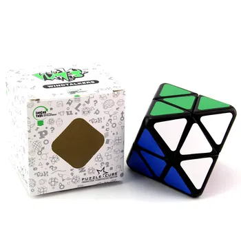 Pôvodné Kvalitné LanLan 4 Os Octahedron Magic Cube Rýchlosť Puzzle Vianočné Darčeky Deti Hračky Pre Deti